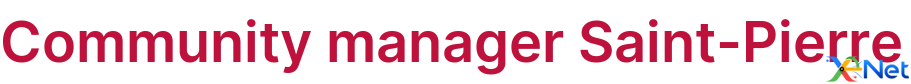 Community manager Saint-Pierre
